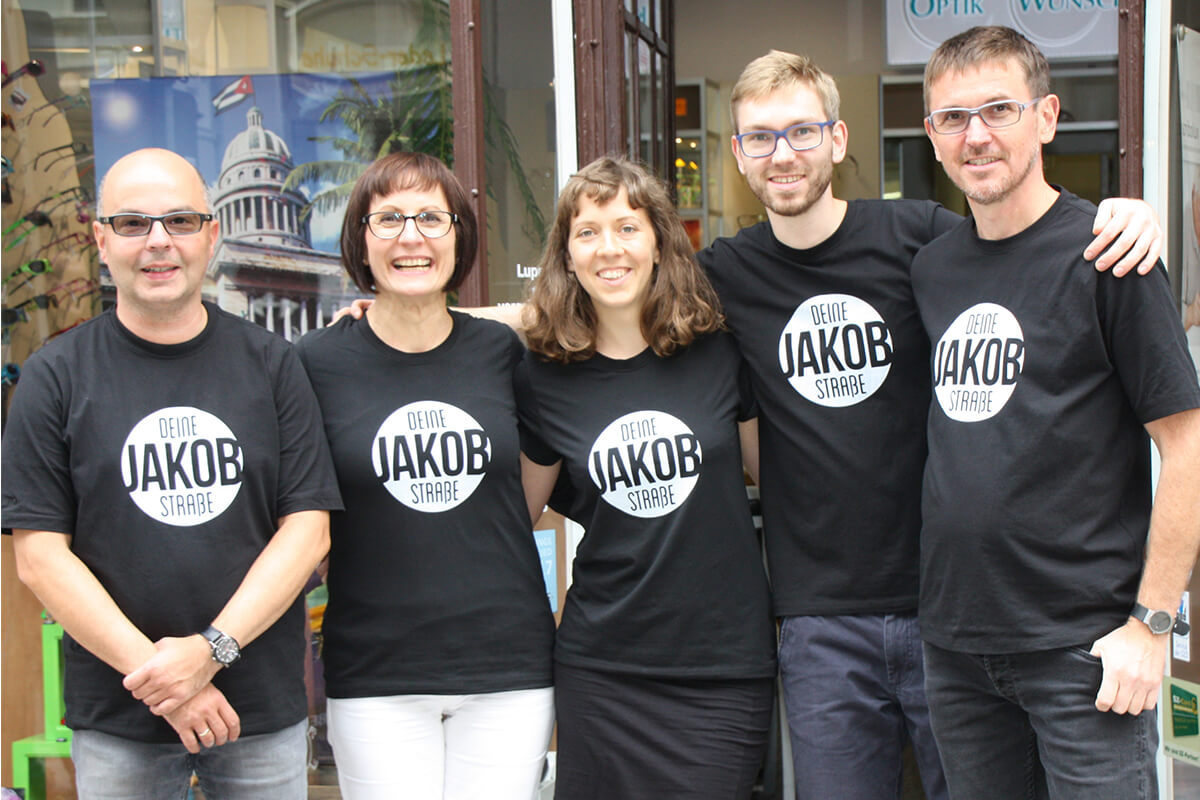 Jakobstraßenfest 2017 - Team Augenoptik Thomas Wünsche
