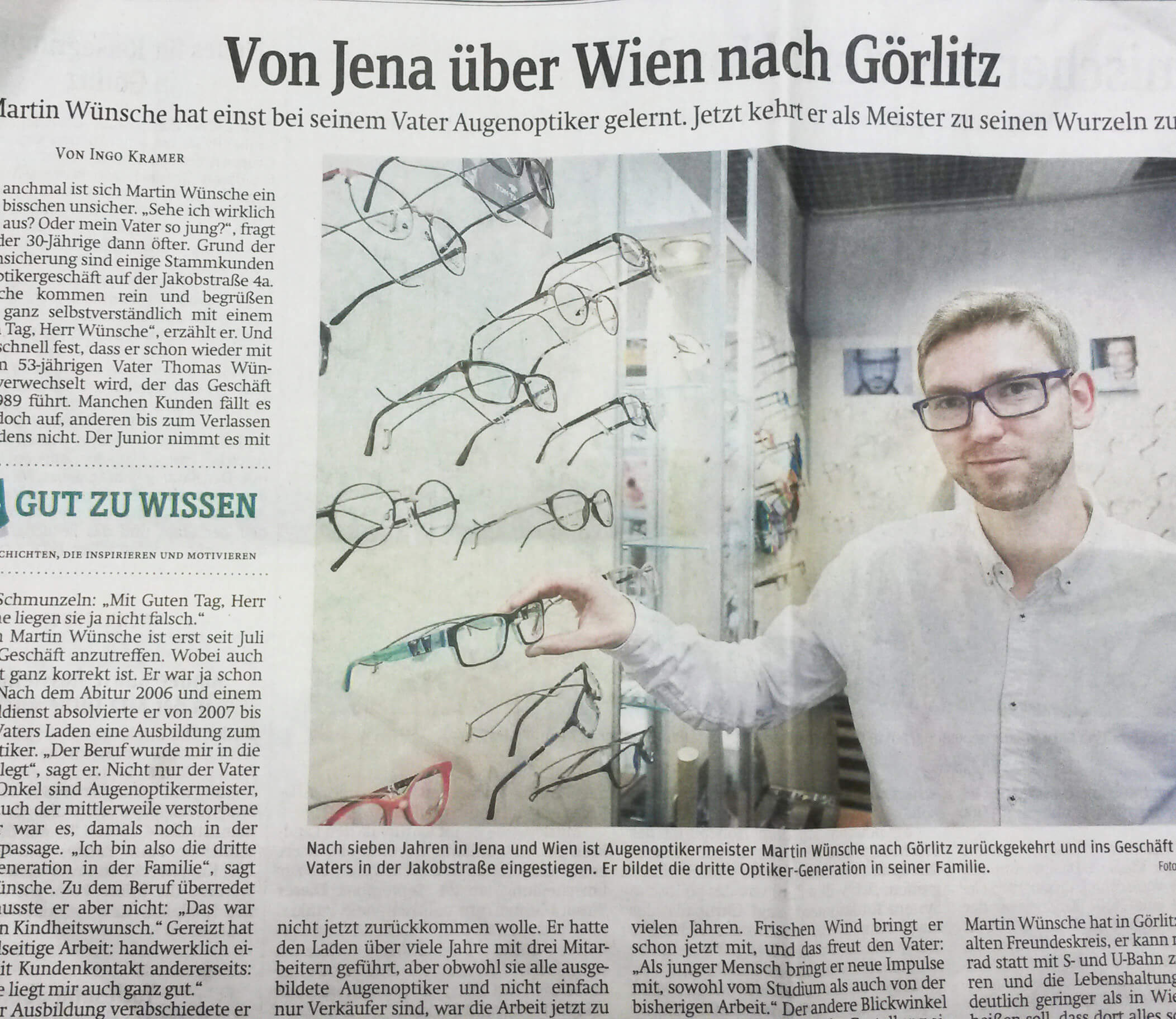 SZ-Artikel Martin Wünsche vom 07.09.2017